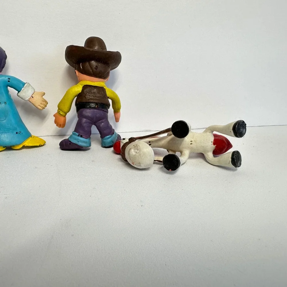 TDQTA Imperial Bendy Figures Set 5pc Hong Kong Western Cowboy Multicolor‎ Fair